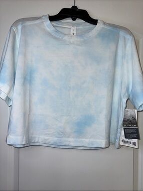 M6 NWT Lululemon All Yours Organic Cotton Cropped Tee